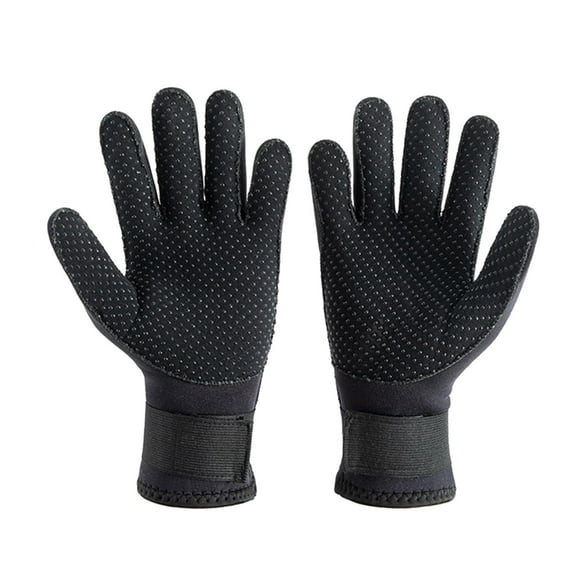 Diving Gloves Neoprene Five Finger Warm Wetsuit Gloves for Diving Snorkeling M