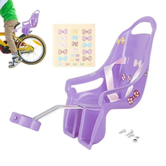 Ride Along Dolly Kids Doll Bicycle Seat Purple Bike Seat with