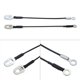 thumbnail image 2 of Cable Del Portón Trasero Cable Del Portón Trasero 2 cables para portón trasero de camioneta para Chevrolet GMC C/K 1500 2500 3500 (430 mm), 2 of 6