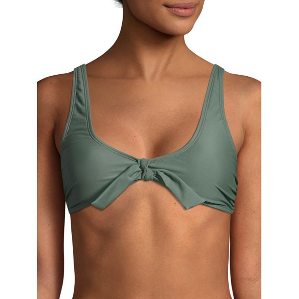 Cyn Amp Luca Juniors Bailey Tie Front Swimsuit Bikini Top