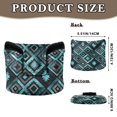thumbnail image 2 of Haosy Turquoise Black Marble Golf Mallet Putter Cover Strong Magnetic Leather Golf Club Headcover Closure, 2 of 7