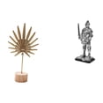 thumbnail image 1 of Escultura de hojas,Estatua de hoja de metal Escultura de hoja Decoración del hogar,Figura de hoja artística con decoraciones de hojas en la base,Figura de escritorio,Estatua de, 1 of 8