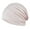 Beige, variant on Spring Fall Skull Beanie Baggy Unisex Solid Color Elastic Thin Protective Street Dance Brimless Running Beanie Hat Headwear Black