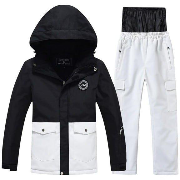 SELONE Kids Girls One Piece Snowsuit Girls Hoodies Winter Snowboarding Jacket Windproof Waterproof Outdoor Overalls 9 Years