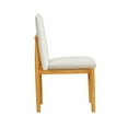 thumbnail image 6 of HomePop Modern Upholstered Dining Chair, Set of 2, Cream, 6 of 10