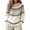 White, variant on Womens Sweaters Color Block Casual Relaxed Long Sleeve Tops Fall Winter Round Neck Pullover Blouse Daily Wear