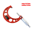 thumbnail image 4 of 0-25mm-50mm-75mm-100mm Outside Micrometer Set with Standards Ratchet Stop 0-100mm Range 0.01mm Graduation (4 Piece Set), 4 of 6