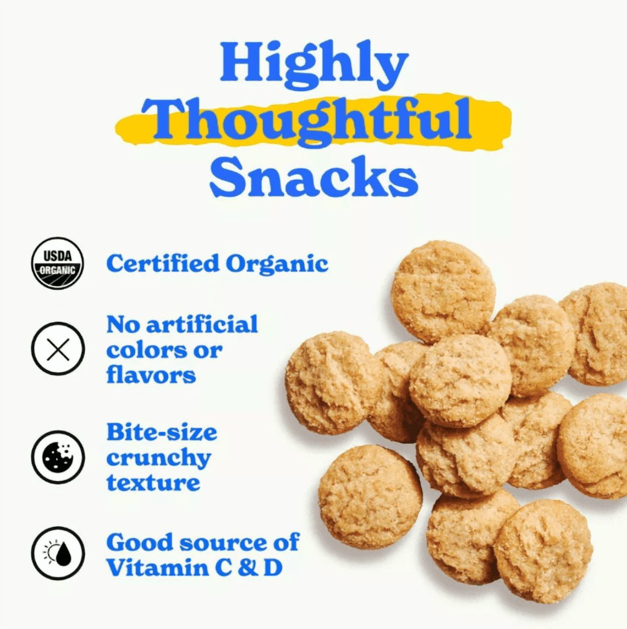 MadeGood Organic Gluten Free Mini Crunchy Cookies Vanilla - 10.2oz/12ct