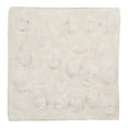 thumbnail image 6 of Decorative Textured Raised Face Wall Art for Home Decor - Hanging Wall Decor for Living Room, House, or Dining Room Accent - Artistic Art for Entryway, Hallway, or Bathroom Display - 24", White, 6 of 13