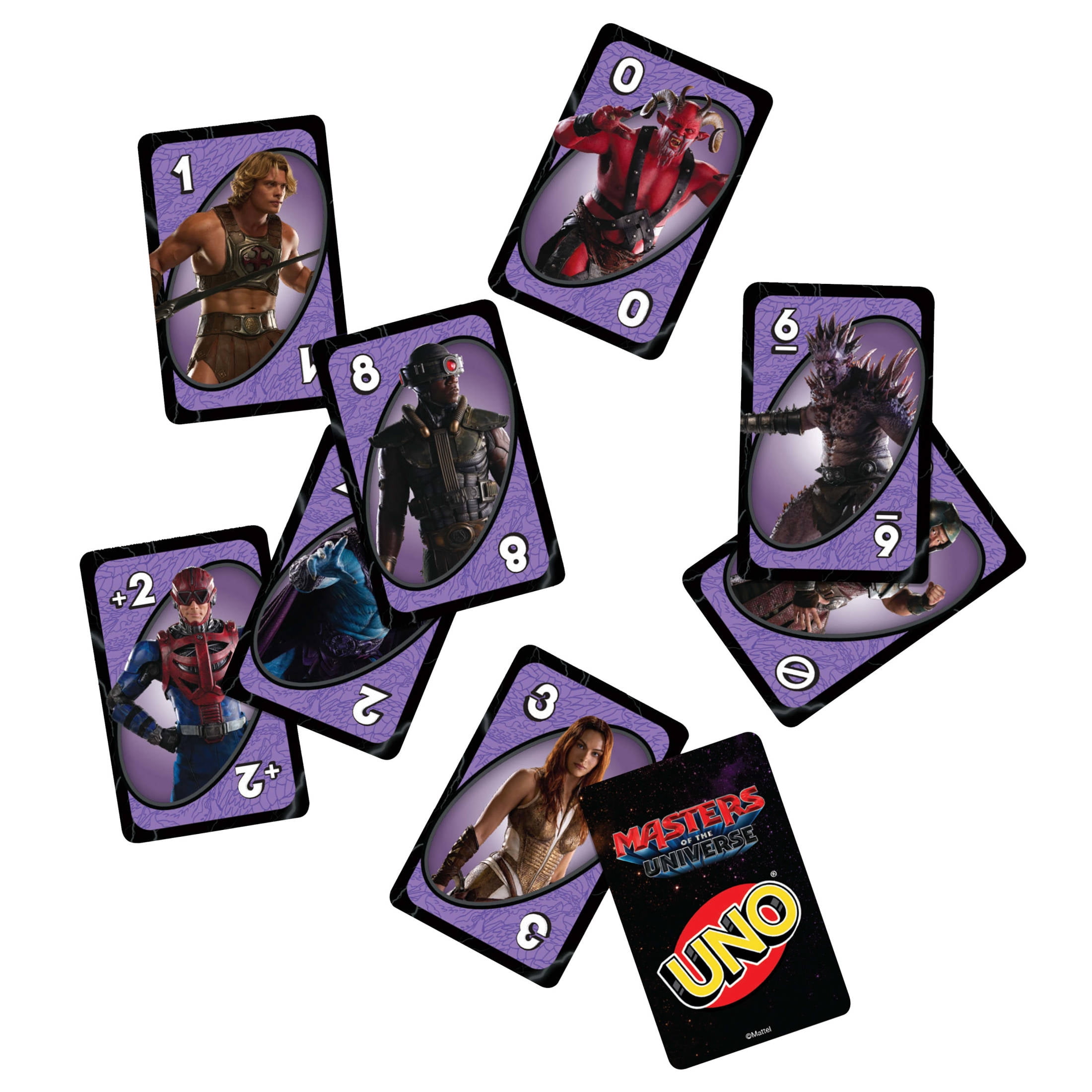 UNO Masters of the Universe Movie Card Game for Kid, Adult & Family Nights with Themed Deck