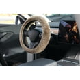 thumbnail image 3 of Natural Auto Sheepskin Steering Wheel Cover, 3 of 3