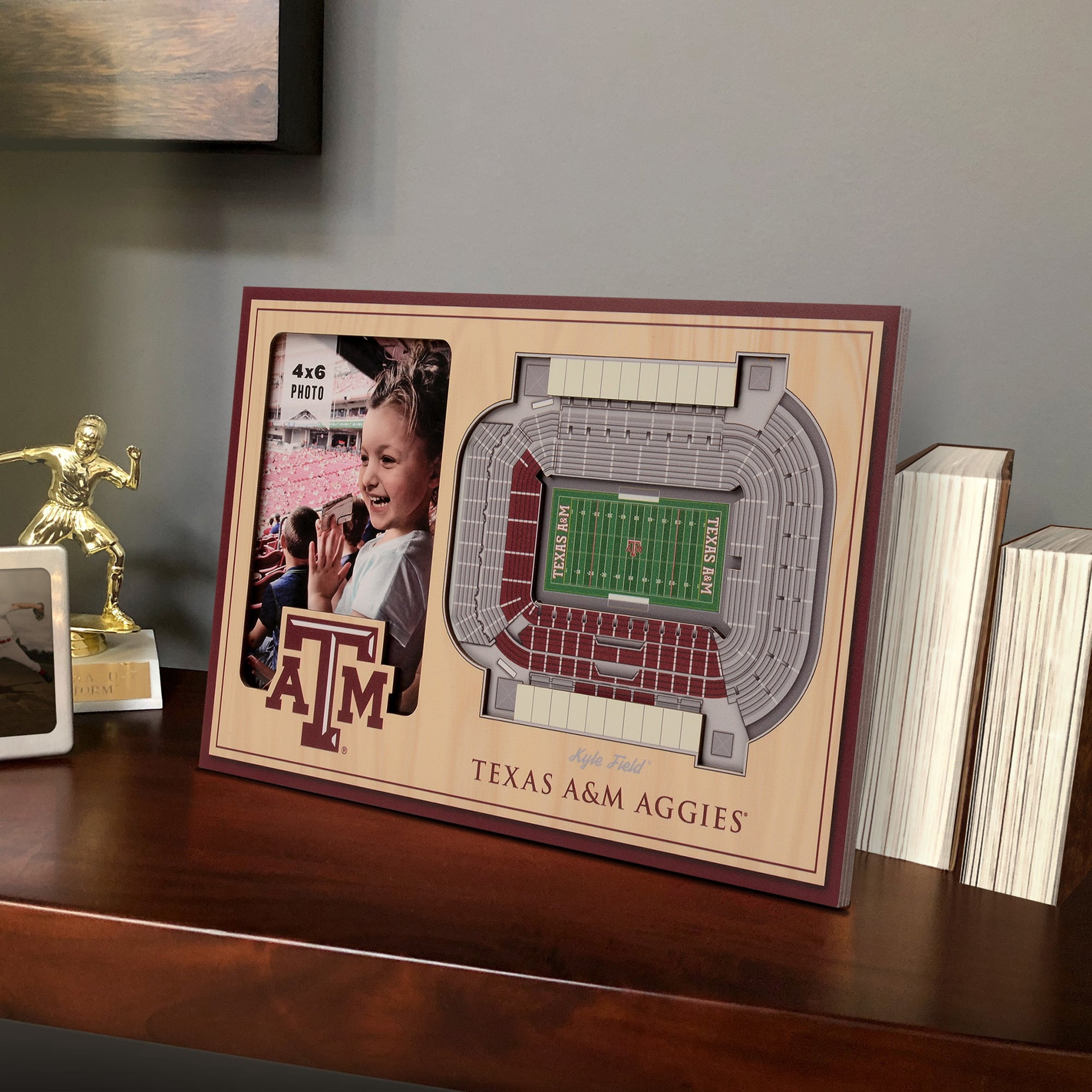 IDNA Texas A&M Aggies 3D StadiumViews Picture Frame