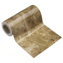 Uxcell Wood Grain Wallpaper Border 5" x 16.4ft Textured Frame Sticker, Brown Stone