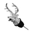 thumbnail image 3 of Deer Head Wine Pourer Art Beast Wine Dispenser Wine Aerator Bar Tool Wine Bottle Decorative Plug Party Souvenir Wedding Gift (Gold Lion), 3 of 7