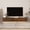 Wood, variant on S-HOME Wall Mounted TV Shelf Featuring Led Lights and Power Outlet, High Gloss Floating TV Stand for Your Living Room