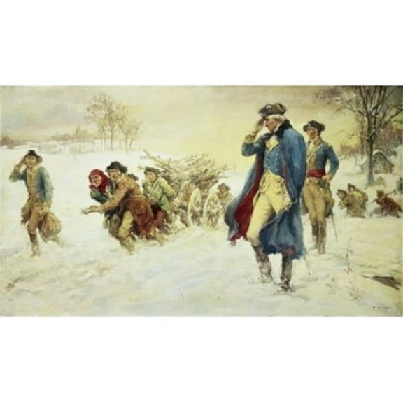 George Washington at Valley Forge Frederick Coffay Yohn 1875-1933 American Poster Print - 18 x 24 in.
