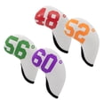 thumbnail image 4 of Baohd 4 Pieces Golf Iron Headcover Neoprene Non Slip Club Head Covers White, 4 of 8
