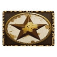 thumbnail image 2 of Western Texas Star Vintage Style Stars On Wood Panel Print Rustic Soft Comfy Area Rugs Carpet Suitable for Living Room Kitchen Bedroom Laundry Room Home Decorations 59"x71", 2 of 7