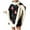 #0062-Black, variant on AUNVITO Cozy Christmas Print Fleece Shawl with Thick Faux Fur Collar Women's Warm Homewear Sleeveless Winter Wrap