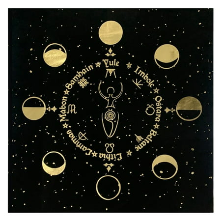 

ibaste Divination Pendulum Tablecloth Magic Altar Table Cloth for Game