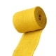 thumbnail image 1 of Yuarrent 1 rollo de cintas de yute coloridos y elegantes accesorios de ropa prácticos manualidades DIY cómoda cinta de ropa Natural Artesanía Amarillo 6*200cm, 1 of 6