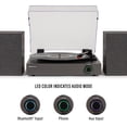 thumbnail image 4 of Zane Vinyl Record Player with Speakers and Bluetooth - Audio Turntables, 4 of 17