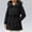 Black, variant on Women's Parka Winter Coat Windproof Jacket Women Padded Coats Winter Jackets for Women Winter Coats for Women Womens Winter Coats Women Jacket Dark Blue L