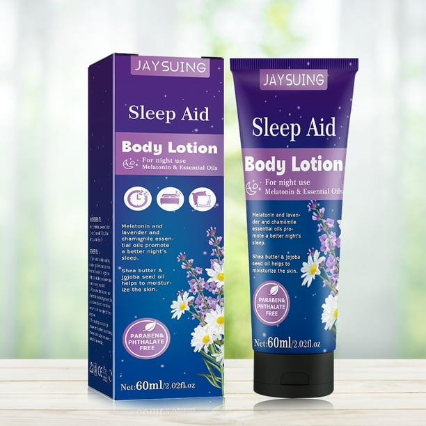 Loción corporal Hugtrwg crema corporal portátil 60 ml hipoalergénica para mejorar el sueño