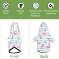 thumbnail image 6 of Bingfone Flamingo And Pineapple Dog Clothes Hoodie, Pet Winter Coat,Puppy Sweatshirts For Small Dogs Boy Girl,Suitable For All Breeds-Small, 6 of 9