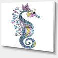 thumbnail image 3 of Design Art - Aquarelle Colorée d'Hippocampe, 3 of 4