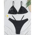 thumbnail image 5 of Gibobby Conjunto de Bikini Bikini de playa sexy para mujer Traje de baño de playa Traje de baño de moda Conjunto de dos piezas(Negro,G), 5 of 5