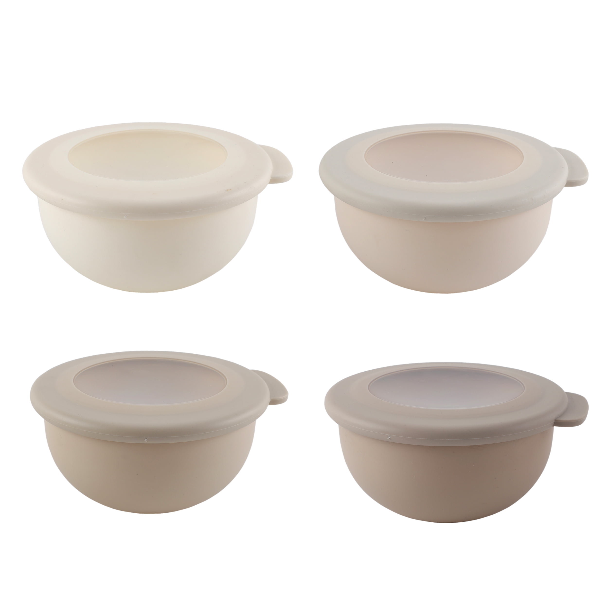 COOK WITH COLOR 8 Piece Mini Mixing Bowls with Lids for Prepping