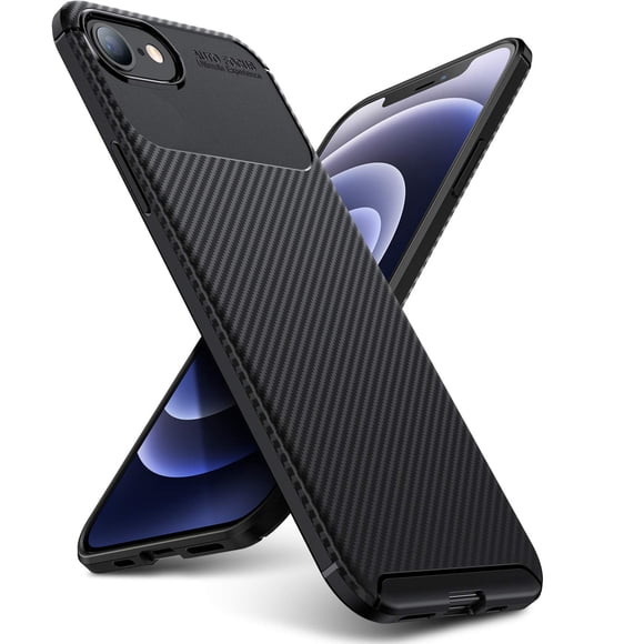 Funda OriBox para iPhone SE (3.ª y 2.ª generación) y 8/7, color negro