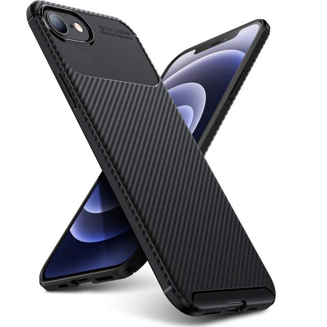 Funda OriBox para iPhone SE (3.ª y 2.ª generación) y 8/7, color negro