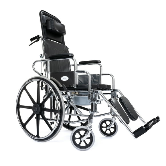 Silla de Ruedas Reposet HILPHY MEDICAL con Elevapiernas de Lujo