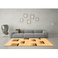 thumbnail image 3 of Ahgly Company Indoor Rectangle Solid Orange Modern Area Rugs, 2' x 5', 3 of 4