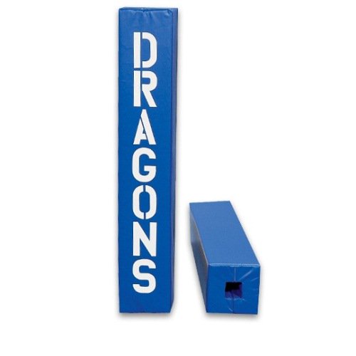 Football Goal Post Pads with Hook and Loop Closure