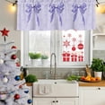 thumbnail image 5 of 2 Pack Valances for Window, Purple Bow Short Curtains for Kitchen Bedroom Living Room, Cute Bowknot Simple Pure Color Rod Pocket Small Window Treatment Valance Drapes 54 x 18 Inch, 5 of 8