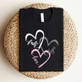 thumbnail image 5 of Love in Faith | Faith Hope Love Hearts Short Sleeve | Black | Christian T-Shirts for Women | Faith Based Apparel |Christian Gifts, 5 of 7