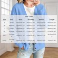 thumbnail image 4 of Stamzod Cardigans for Women V Neck Casual Long Sleeve Knit Waffle Button Up Cardigan Fall Fashion Plus Size Womens Clothing, 4 of 9