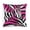 Pattern-2, variant on Pink And Black Zebra Print Pillows Cover 16"x16" Animal Stripe Modern Sofa Throw Pillow Cover Pillow Bed Cover for Couch Car Sofa - No Insert