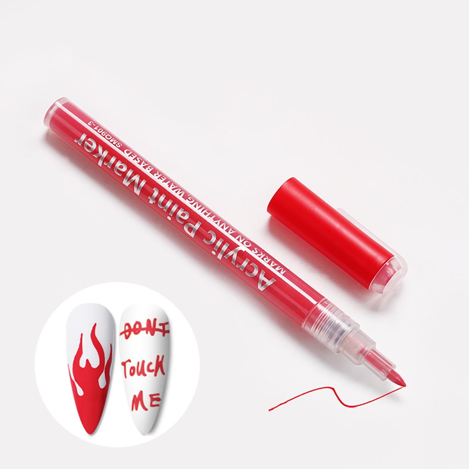 Nail Art Graffiti Pen Acrylic Marker Pen Color Hand Drawn Dots And Hooks Diy Nails No Bak Watercolor 5Ml