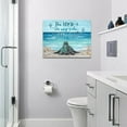 thumbnail image 6 of Sea Turtle Decor Wall Art Beach Coastal Decor Ocean Sea Turtle Pictures Canvas Prints Turtle Bathroom Wall Decor Christian Quotes Scripture Painting Modern Artwork Home Decor for Bathroom 16"x12", 6 of 6