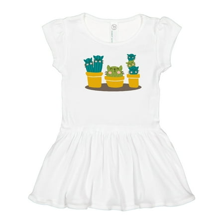 

Inktastic Cactus Gardener Funny Catcus Plants Girls Toddler Dress