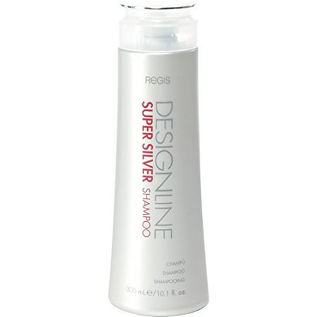 Super Silver Shampoo, 10.1 oz - DESIGNLINE - Restores Moisture to Boost Color Brilliance for Blonde, Grey, and White Hair and Strengthens, Detangles, and Improves Elasticity to Prevent Color (Best Shampoo To Brighten Blonde Hair)