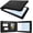 Black, variant on Quivanta Zippered 7 Ring Business Checkbook Binder Portfolio for 3-on-a-Page Business Checks, 600 Checks Capacity, PU Leather Check Book Binder Cover for 9x13 Sheets, Built-in Storage Organizer,
