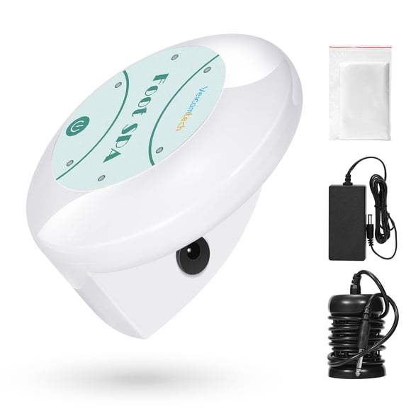 Máquina portátil de baño de pies de desintoxicación iónica, limpieza de Chi de spa de pies de desintoxicación iónica con 5 revestimientos para uso doméstico Spa Club Salón o regalo de viaje de vacacio