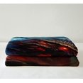 thumbnail image 2 of Ice and Fire Dragon Fleece Blanket Mysterious Flying Dragon Throw Blanket Dragon Lovers Fuzzy Blanket Queen, 2 of 5