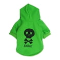 thumbnail image 5 of Ropa para perros con capucha y calavera negra, ropa para mascotas para perros pequeños, ropa deportiva cálida de moda, ropa de invierno con letras de Yorkshire, 5 of 5