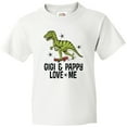 thumbnail image 3 of Inktastic Gigi and Pappy Love Me Grandson Youth T-Shirt, 3 of 5
